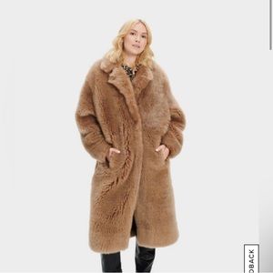 UGG ESME LONG SHEARLING COAT